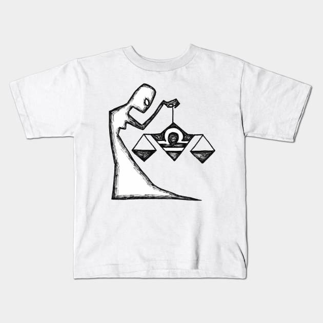 Libra Kids T-Shirt by NathanBenich